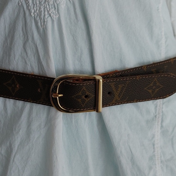 Louis Vuitton vintage Saks fifth avenue monogram belt 28-30. - Picture 6 of 8